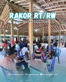 Rakor RT/RW semester II Tahun 2025